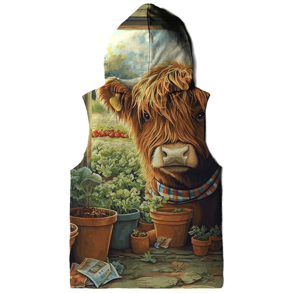 Garden Potting Shed Highland Cow Helper hoodie styles