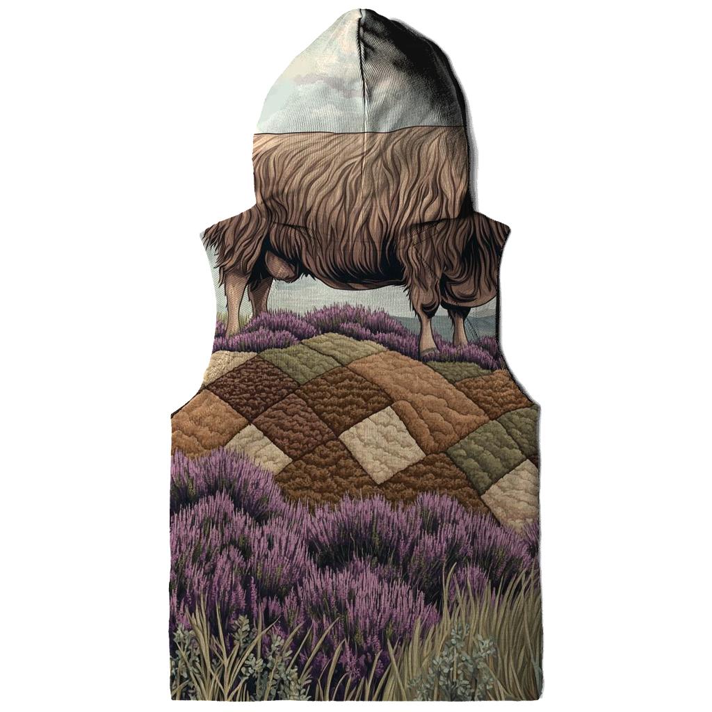 Highland Cow On The Heather Quilt Hill hoodies fashion