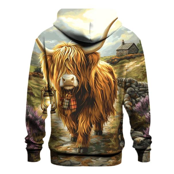 Highland Cow Lantern Keeper hoodie designs