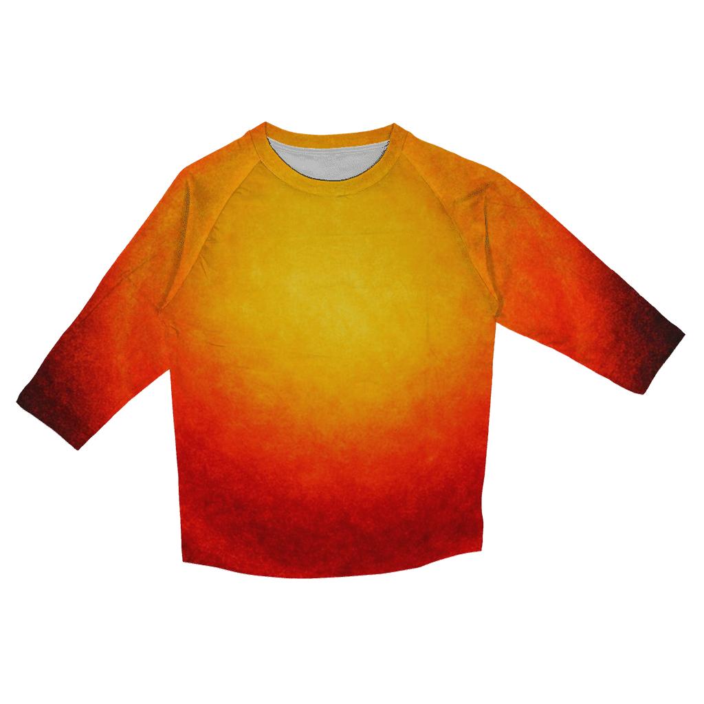 Molten Citrus Eclipse stylish quarter sleeve tops