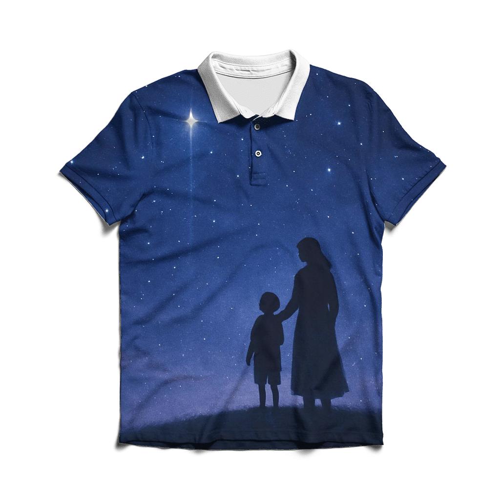 The Quiet North Star A Mother’s Guidance Across Every Distance premium cotton polo shirts