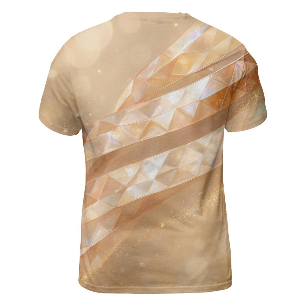 Champagne Prism Ribbons unique graphic print tees