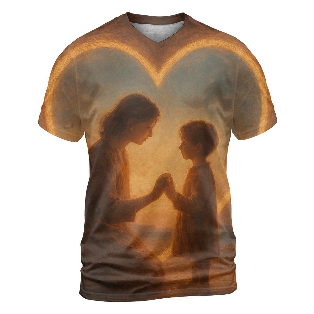 The Heart As A Home A Mother Who Makes The World Safe custom all-over print shirts
