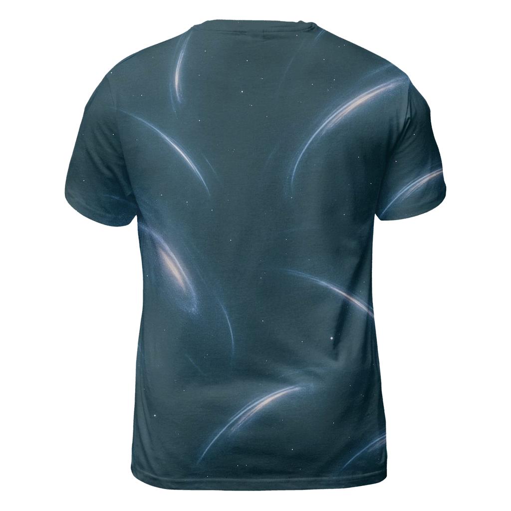 Gravitational Lens Arc Tapestry Field artistic all-over print tops