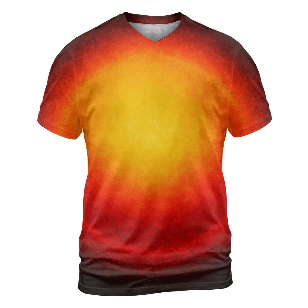 Molten Citrus Eclipse trendy printed shirt styles