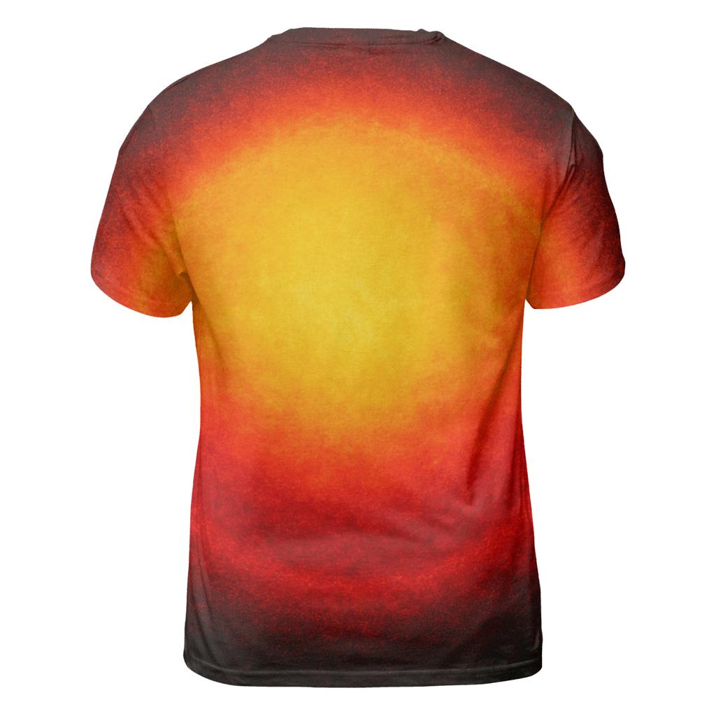 Molten Citrus Eclipse trendy printed shirt styles