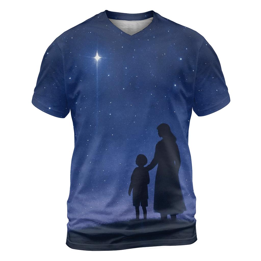 The Quiet North Star A Mother’s Guidance Across Every Distance artistic all-over print tops