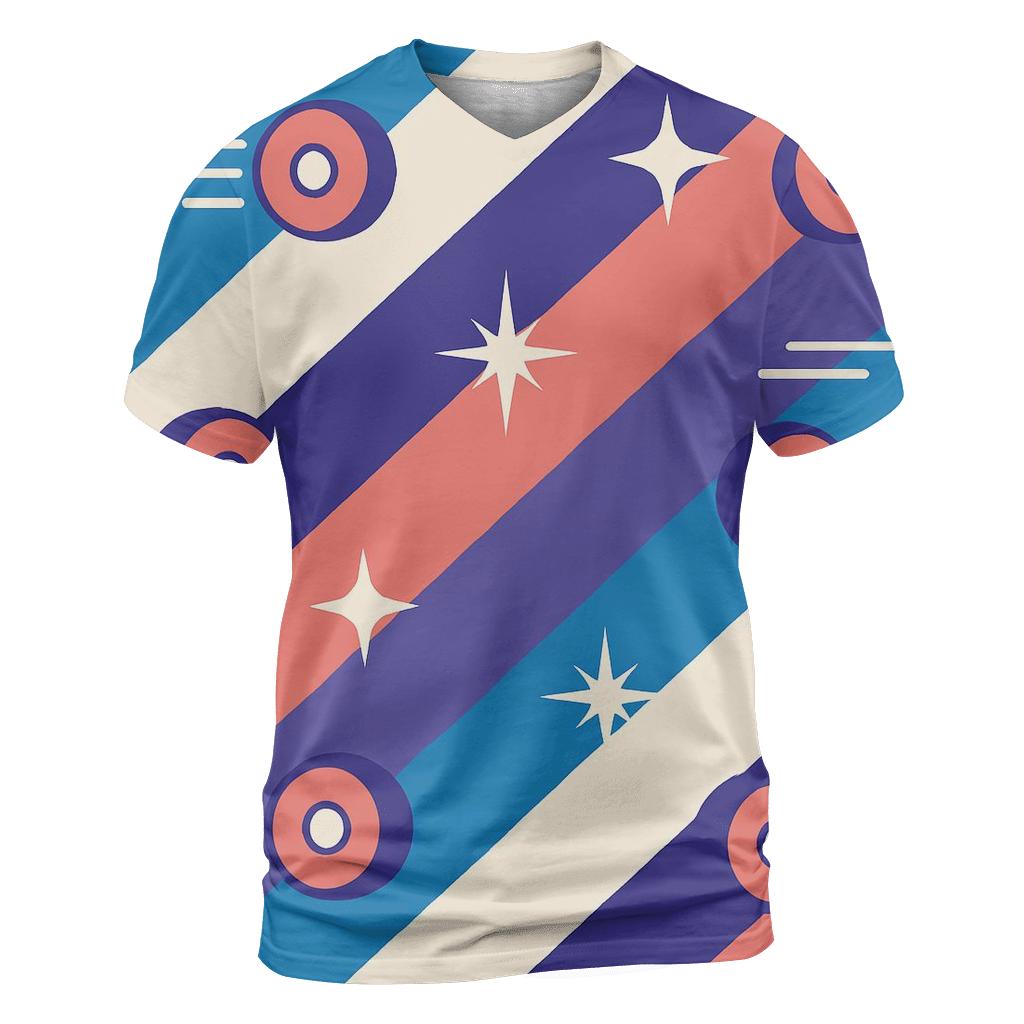 Roller Rink Strobe Stripe Parade custom all-over print shirts