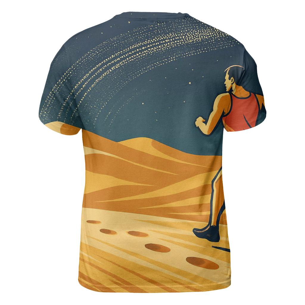 Sahara Night Marathon Trail trendy printed shirt styles