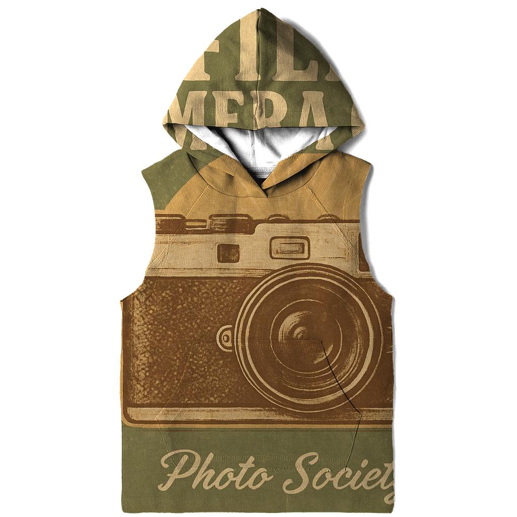 Weathered Seventies Film Camera Club Poster hoodie trends