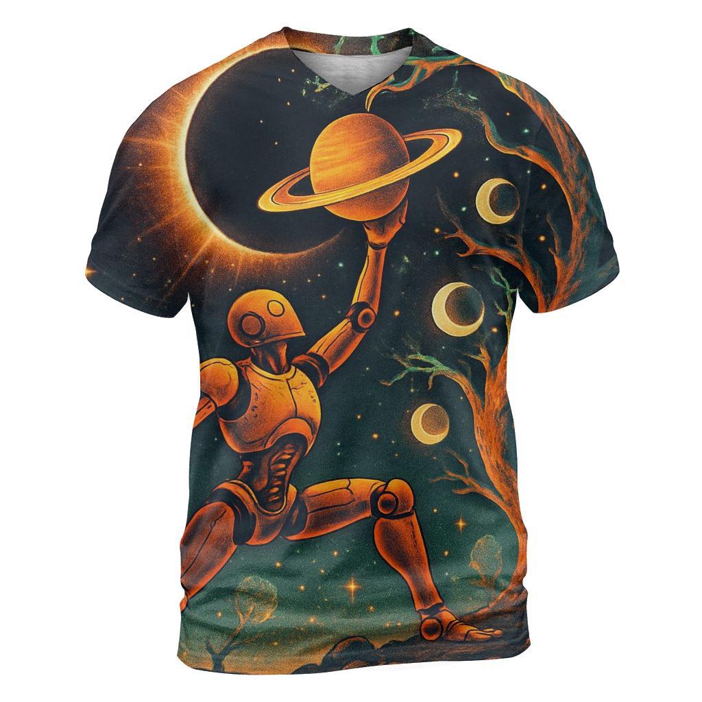 Clockwork Eclipse Orchard statement graphic shirts