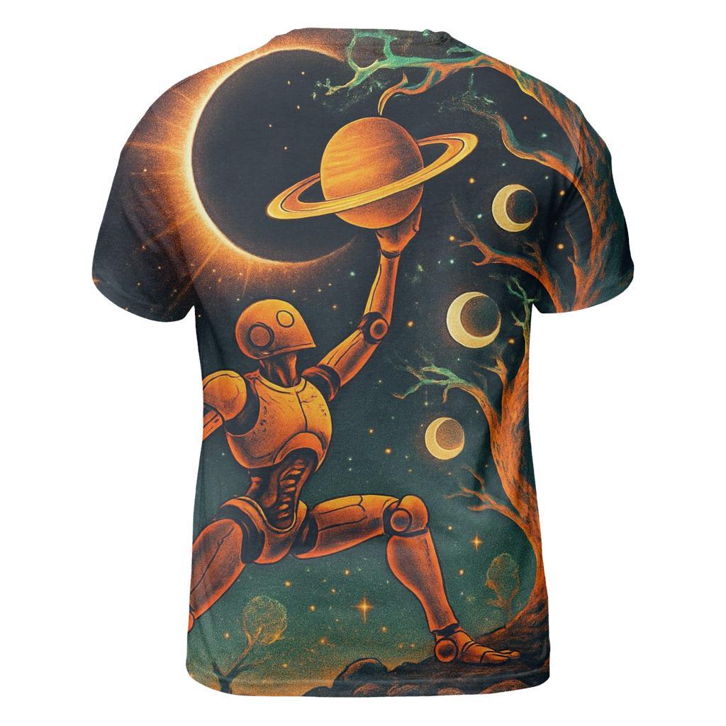 Clockwork Eclipse Orchard statement graphic shirts