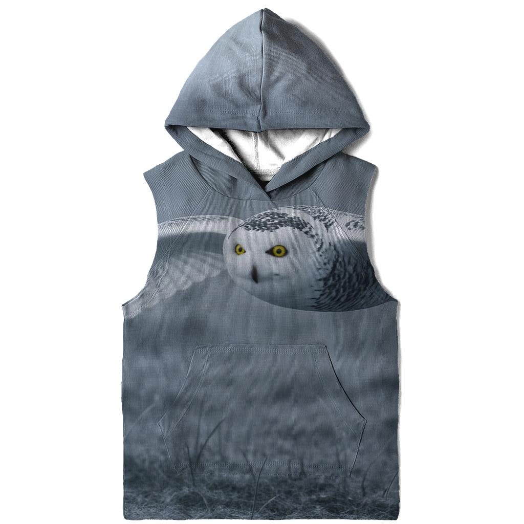 Frostline Forager Snowy Owl hoodie designs
