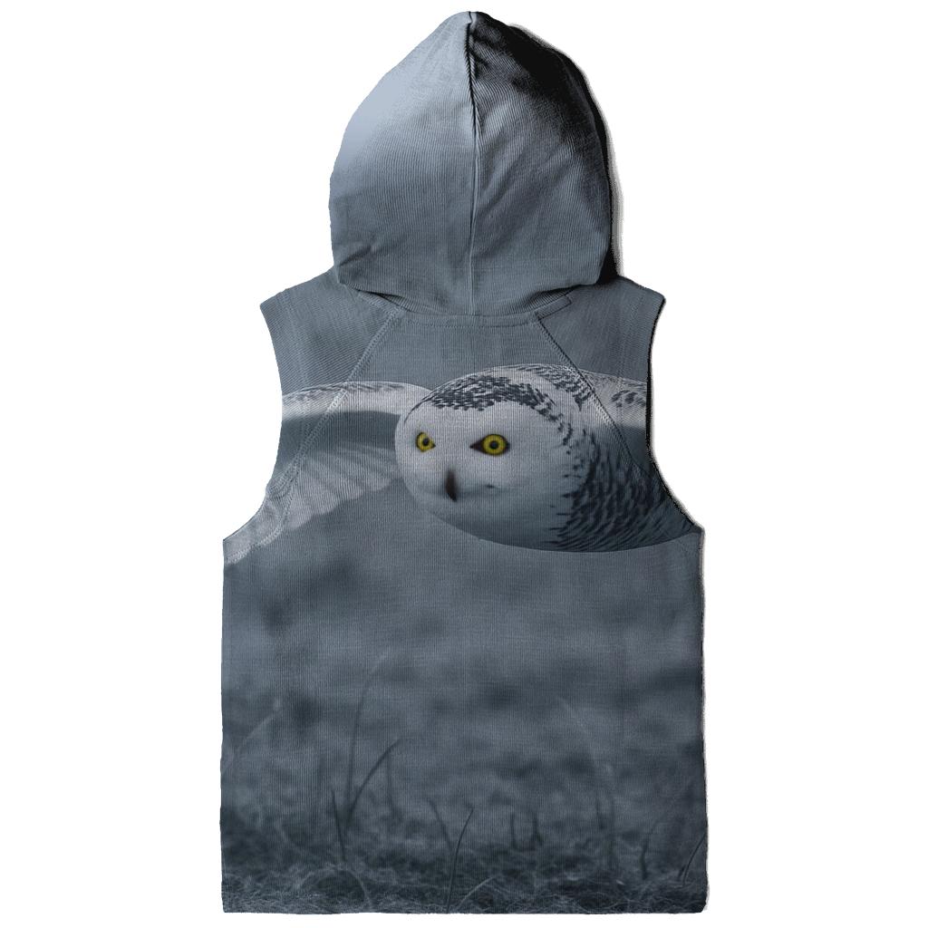 Frostline Forager Snowy Owl hoodie designs