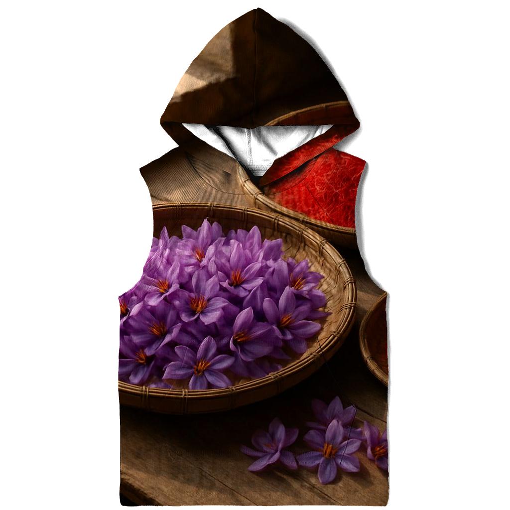 Saffron Crocus Threads Drying On Cedar Trays In A Mountain Kitchen hoodie styles