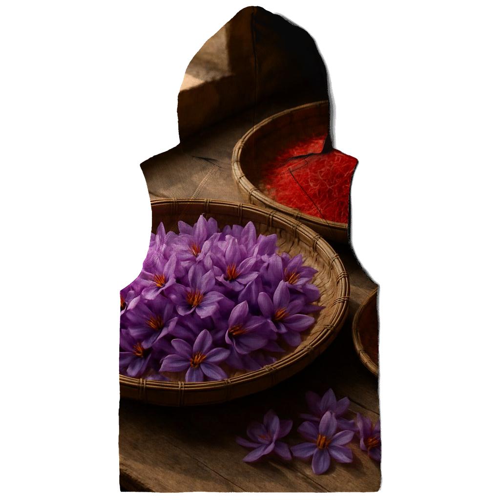 Saffron Crocus Threads Drying On Cedar Trays In A Mountain Kitchen hoodie styles