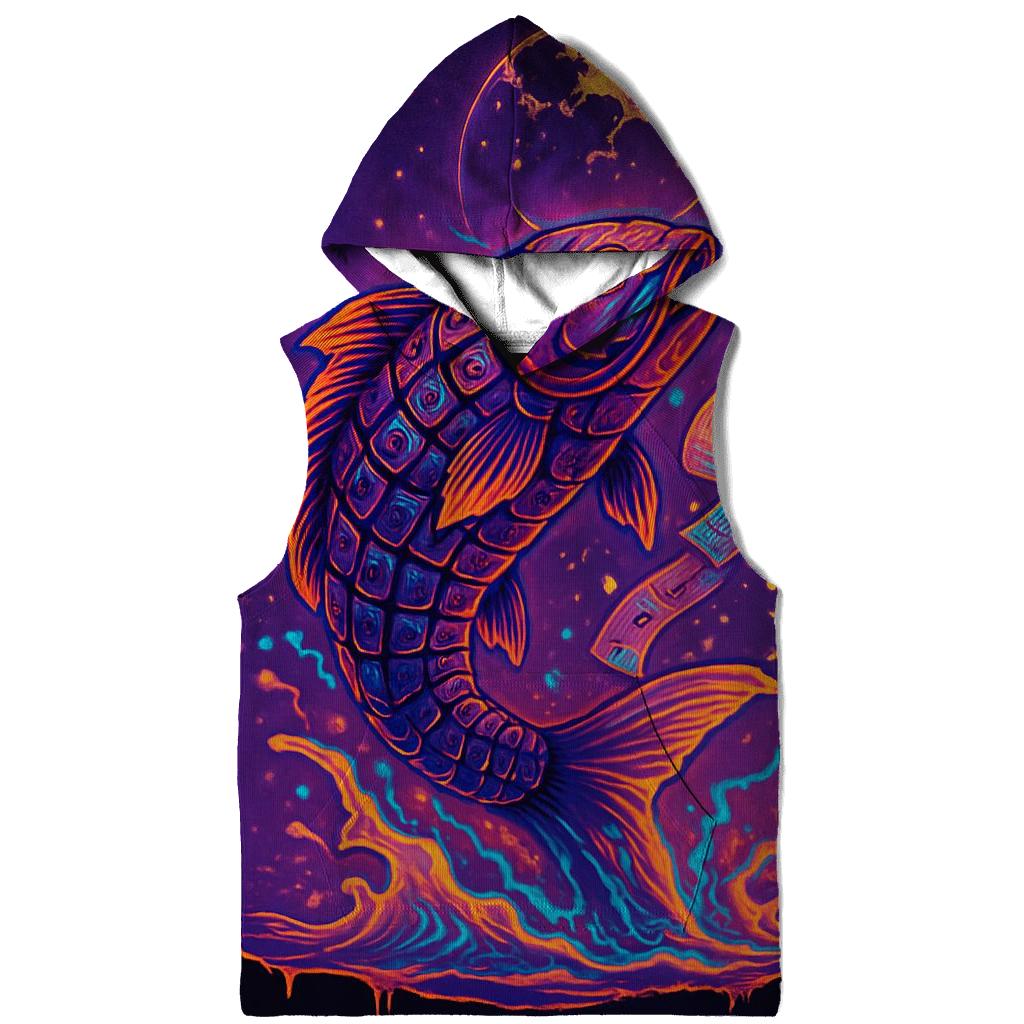 Clockwork Koi Lottery zip-up hoodies