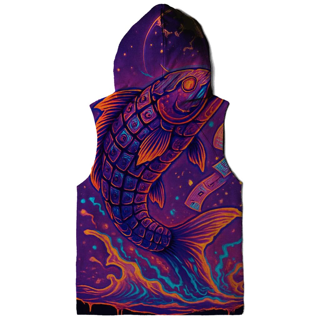 Clockwork Koi Lottery zip-up hoodies