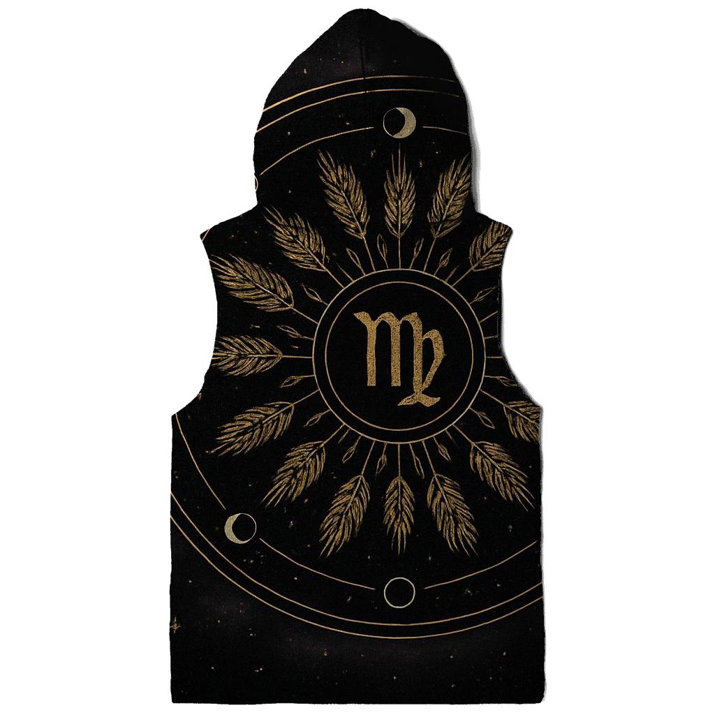 Virgo Harvest Moon Mandala Constellation Seal pullover hoodies