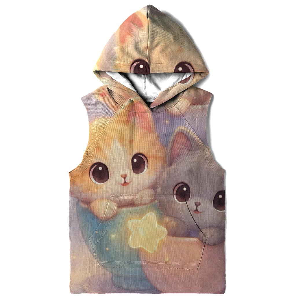 Moonlit Teacup Kittens hoodies fashion