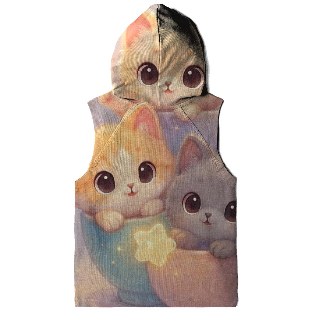 Moonlit Teacup Kittens hoodies fashion