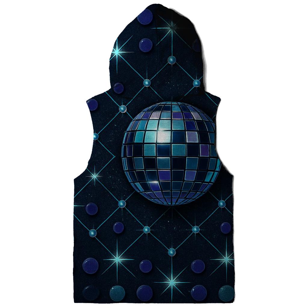 Midnight Disco Constellation Grid premium hoodies