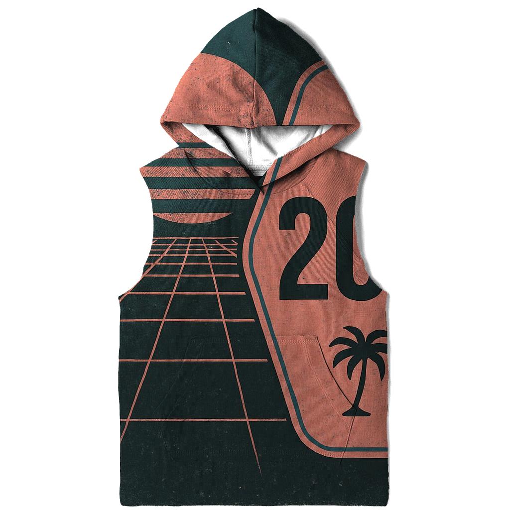 Faded Eighties Night Drive Motel Key Tag Design lightweight hoodies