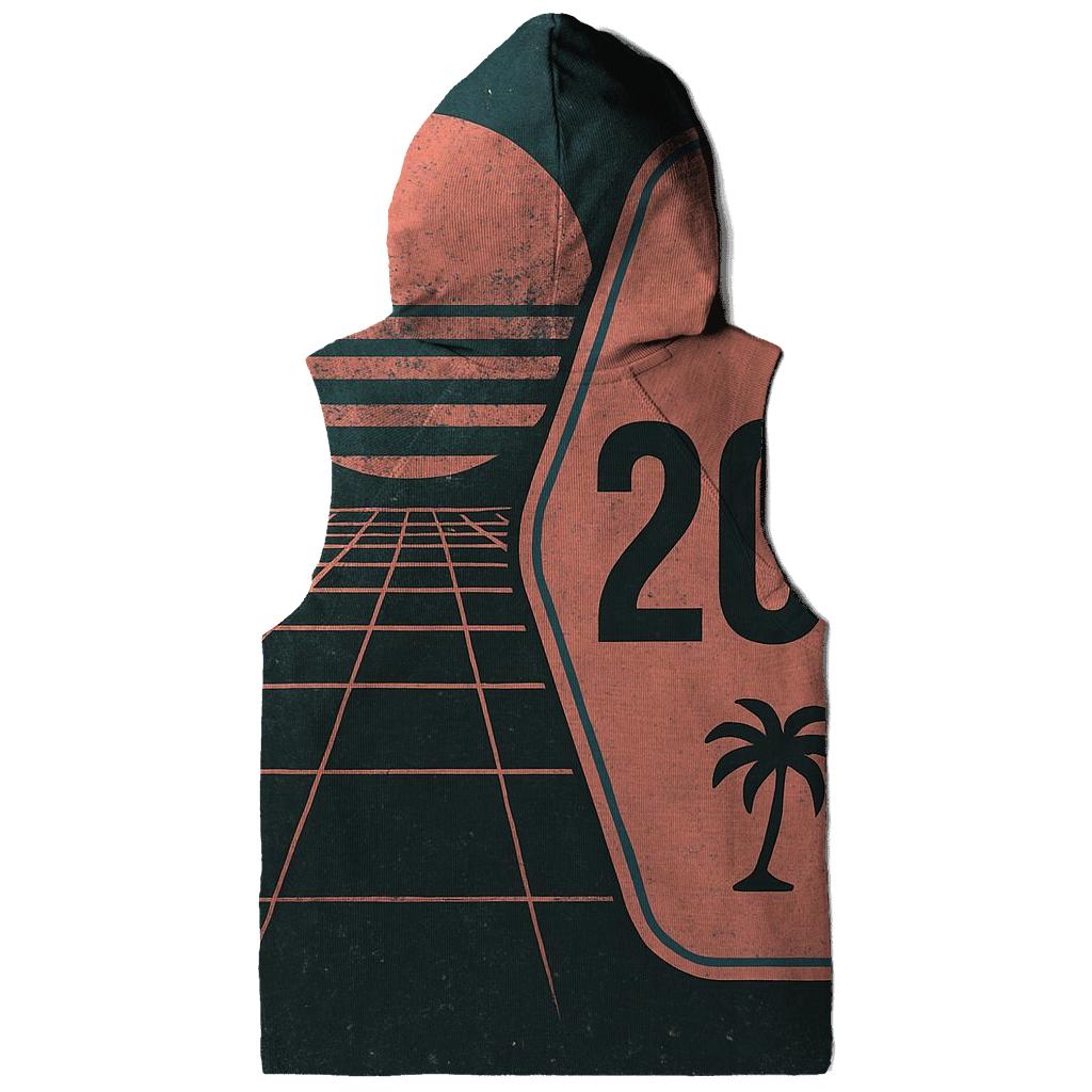 Faded Eighties Night Drive Motel Key Tag Design lightweight hoodies