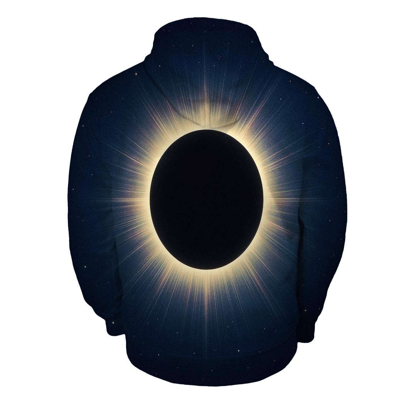 Eclipse Corona Lacework Halo printed hoodies