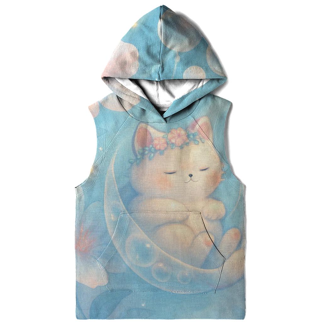 Aurora Bubble Garden Cat premium hoodies