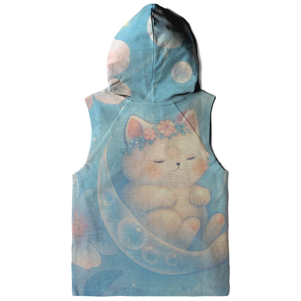 Aurora Bubble Garden Cat premium hoodies