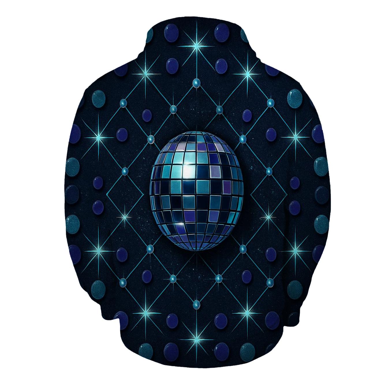 Midnight Disco Constellation Grid pullover hoodies