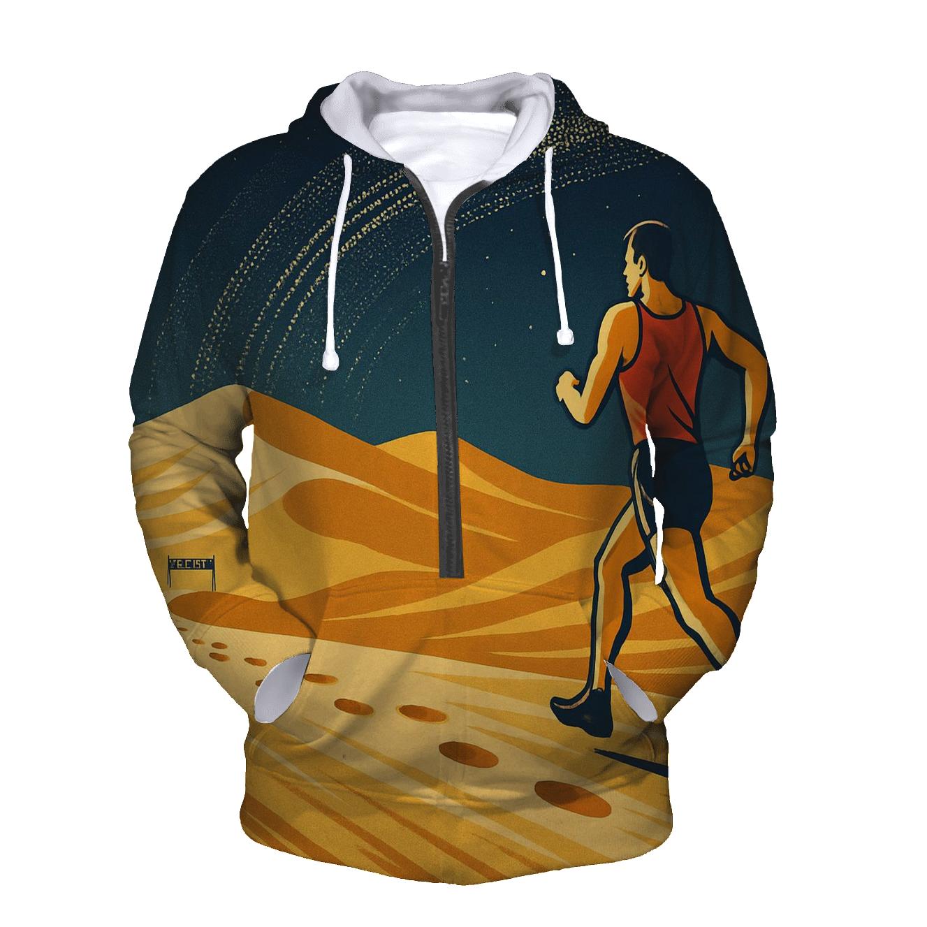 Sahara Night Marathon Trail embroidered hoodies