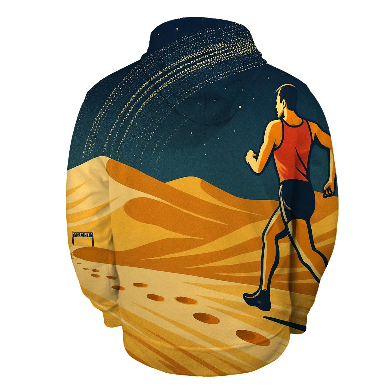 Sahara Night Marathon Trail embroidered hoodies