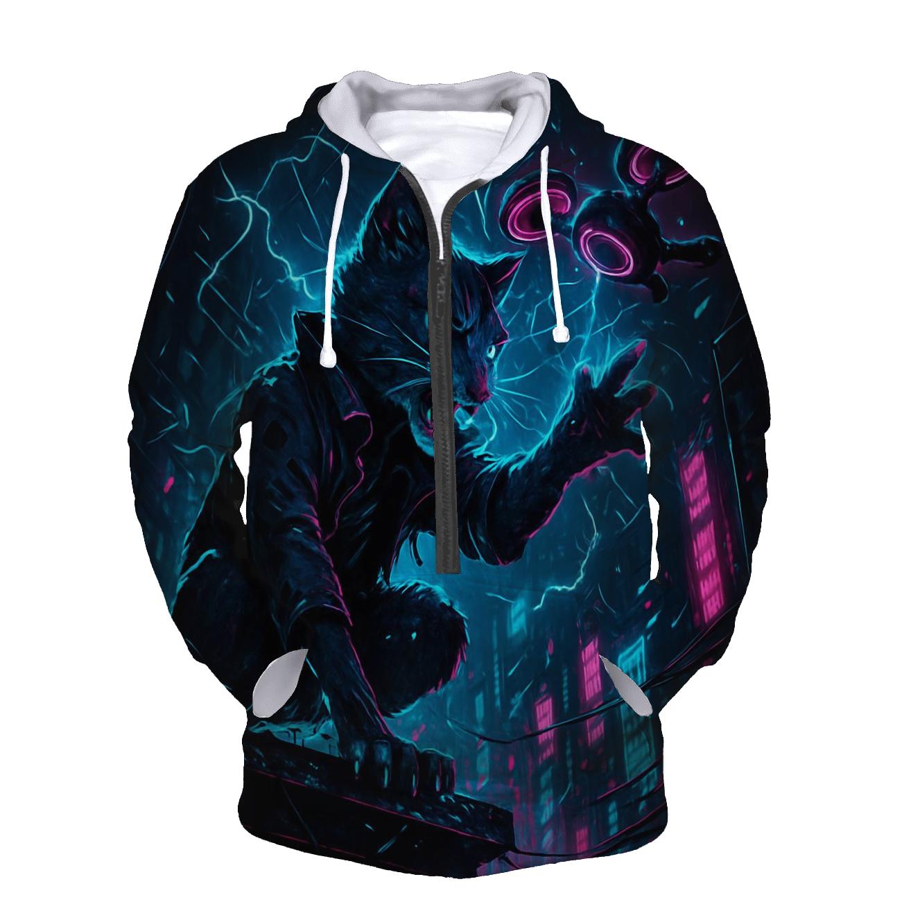 Neon Storm Alley Cat Drifter heavyweight hoodies