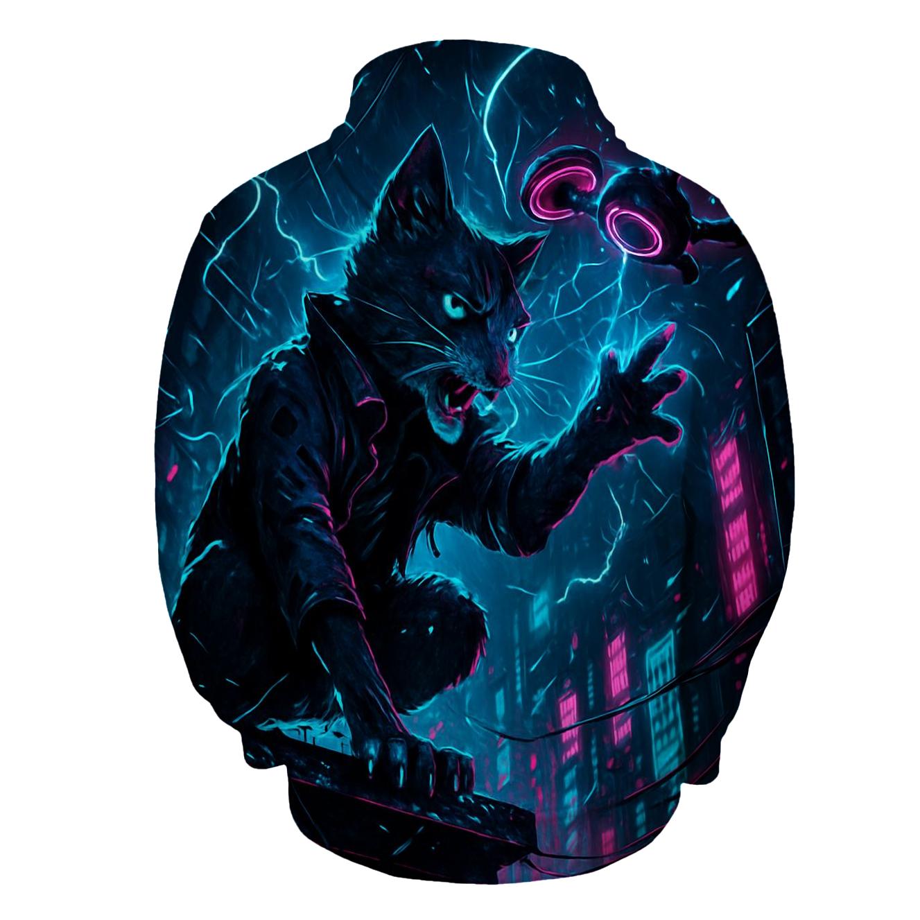 Neon Storm Alley Cat Drifter heavyweight hoodies