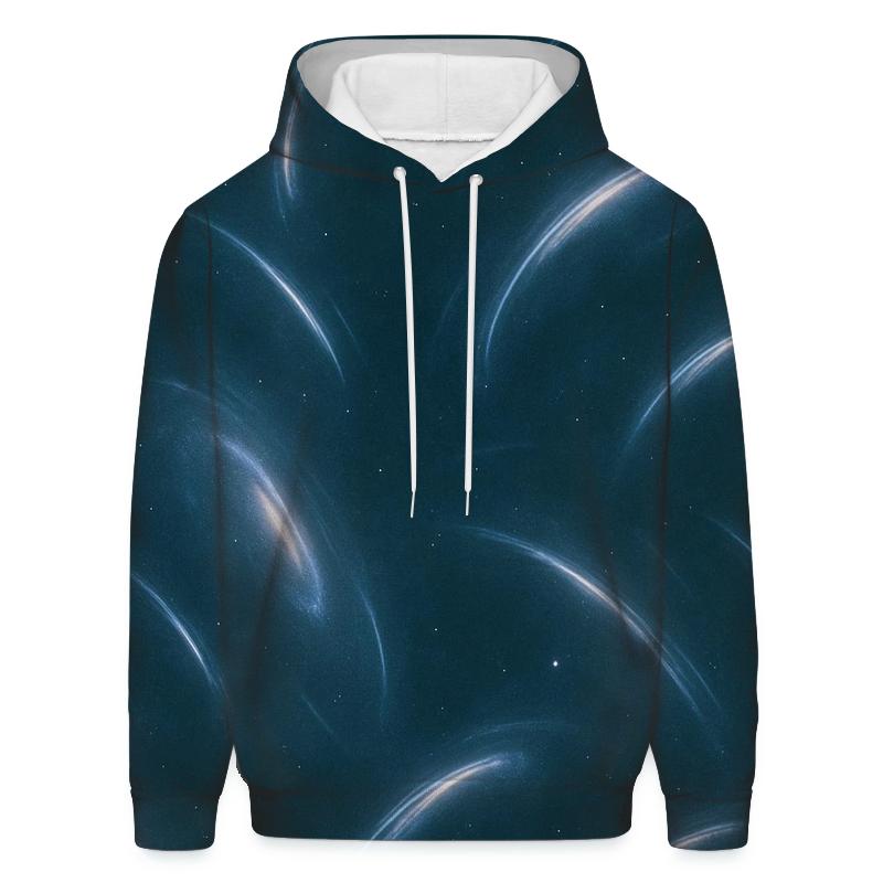 Gravitational Lens Arc Tapestry Field premium hoodies