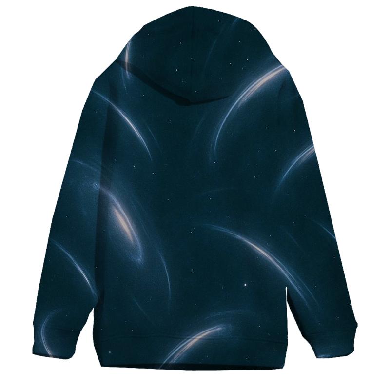 Gravitational Lens Arc Tapestry Field premium hoodies