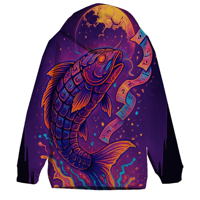 Clockwork Koi Lottery graphic hoodies