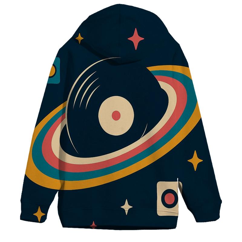 Cosmic Record Store Vibes custom hoodies