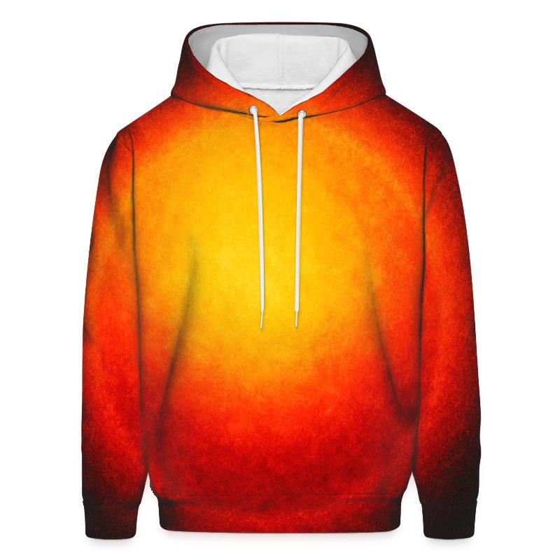 Molten Citrus Eclipse printed hoodies