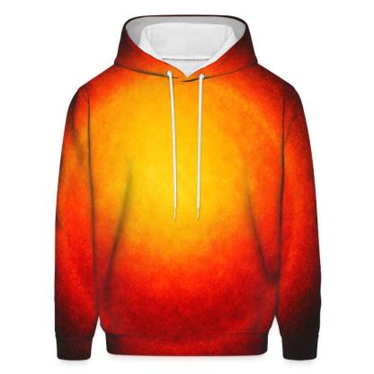 Molten Citrus Eclipse printed hoodies
