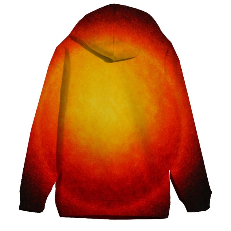 Molten Citrus Eclipse printed hoodies