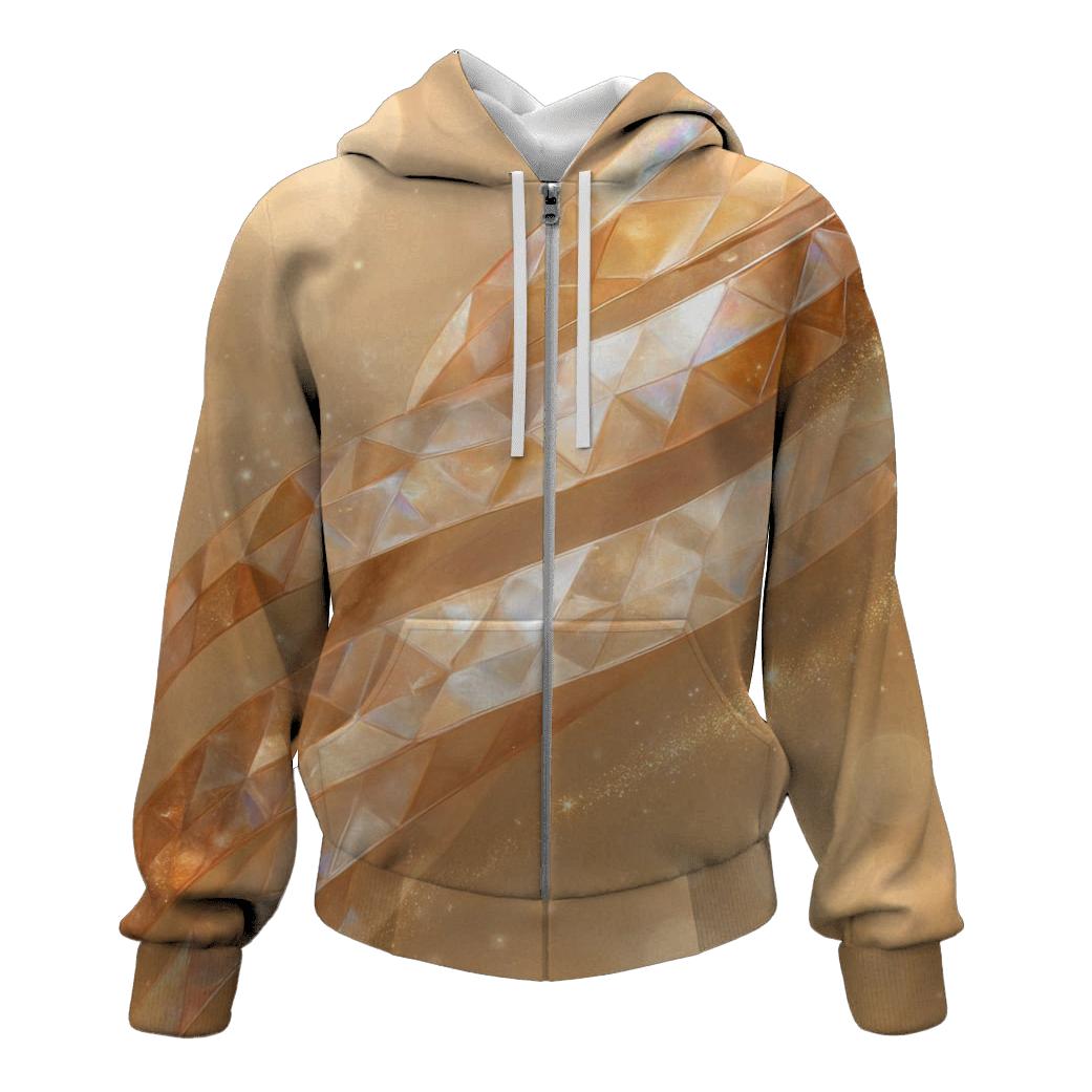Champagne Prism Ribbons graphic hoodies