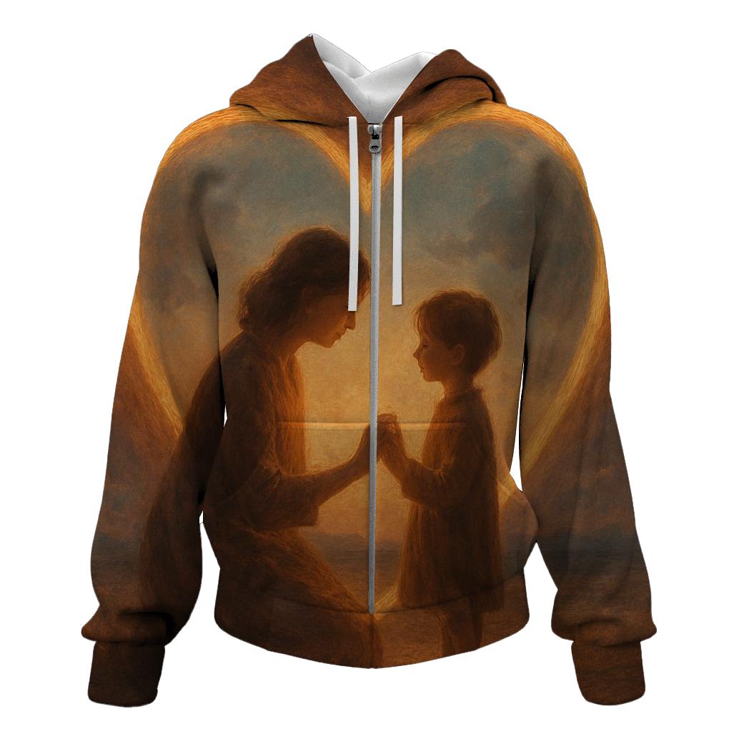 The Heart As A Home A Mother Who Makes The World Safe premium hoodies