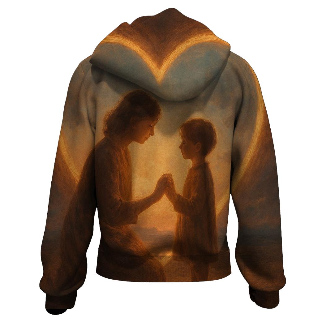 The Heart As A Home A Mother Who Makes The World Safe premium hoodies