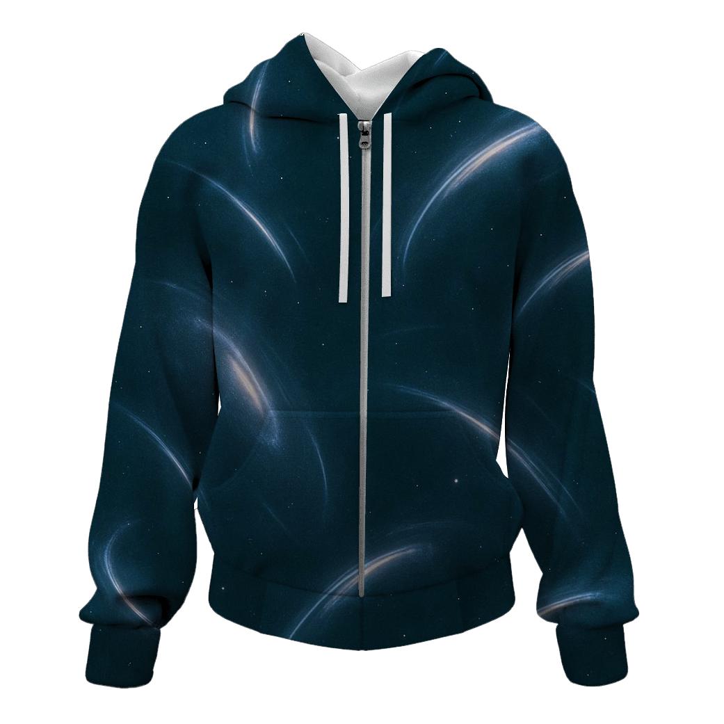 Gravitational Lens Arc Tapestry Field hoodie designs