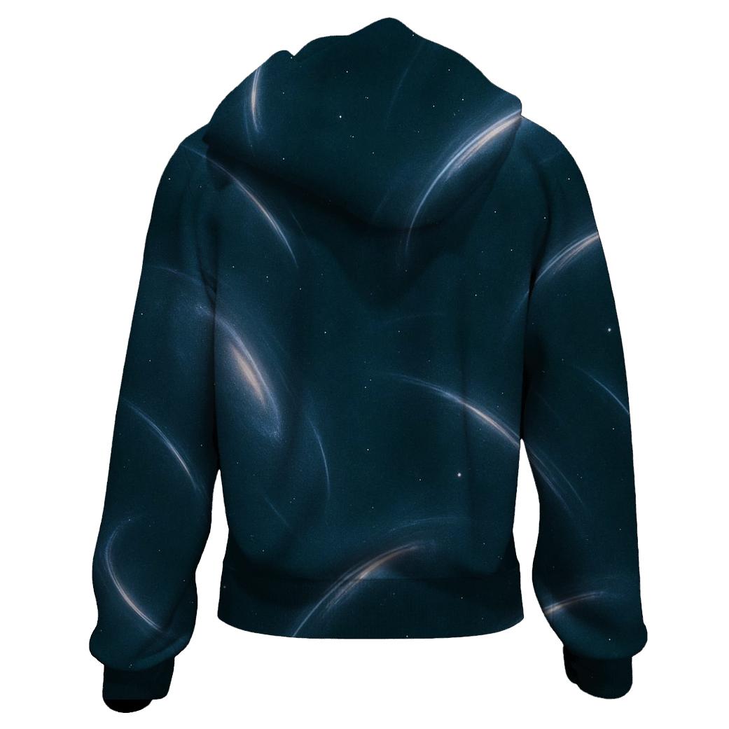 Gravitational Lens Arc Tapestry Field hoodie designs