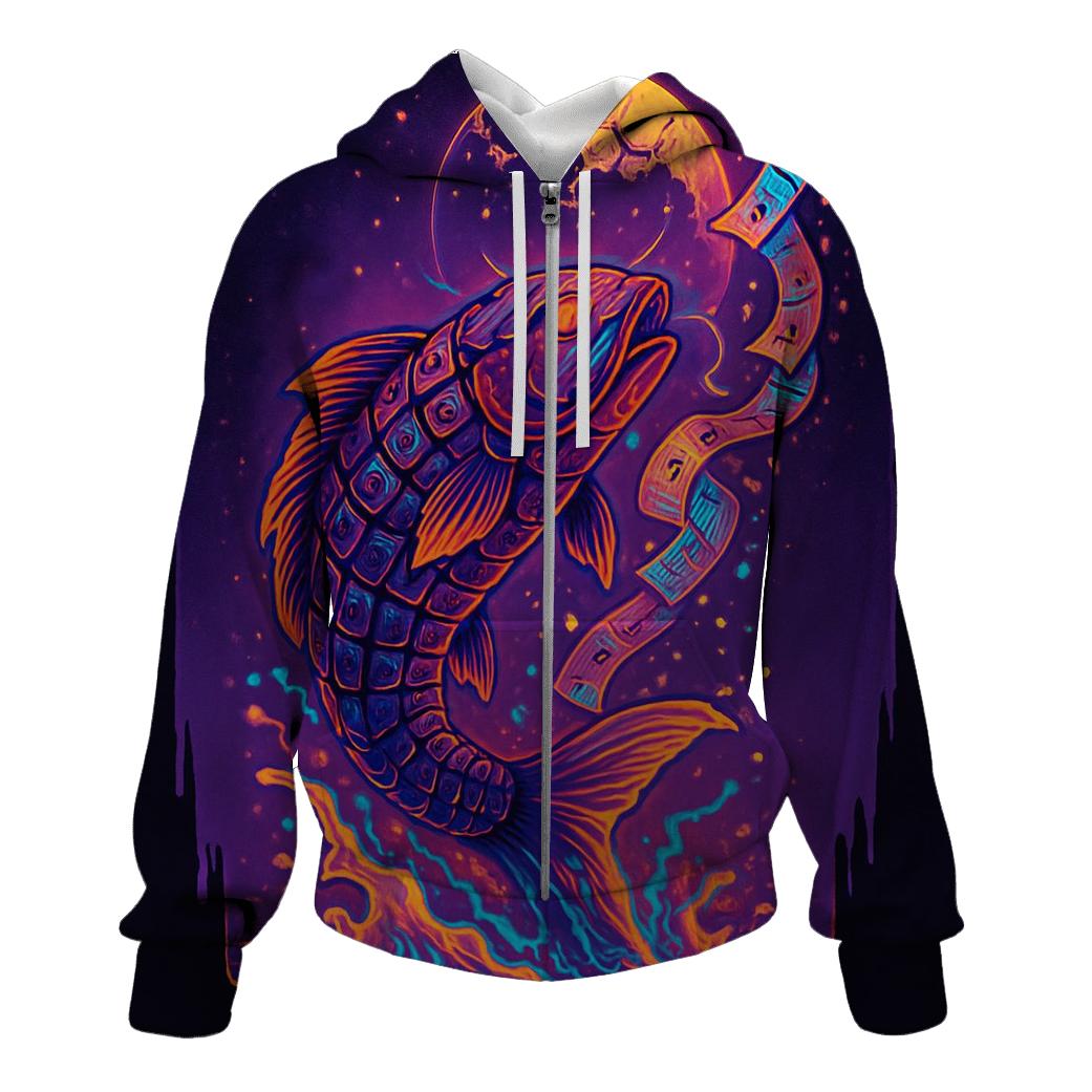 Clockwork Koi Lottery graphic hoodies