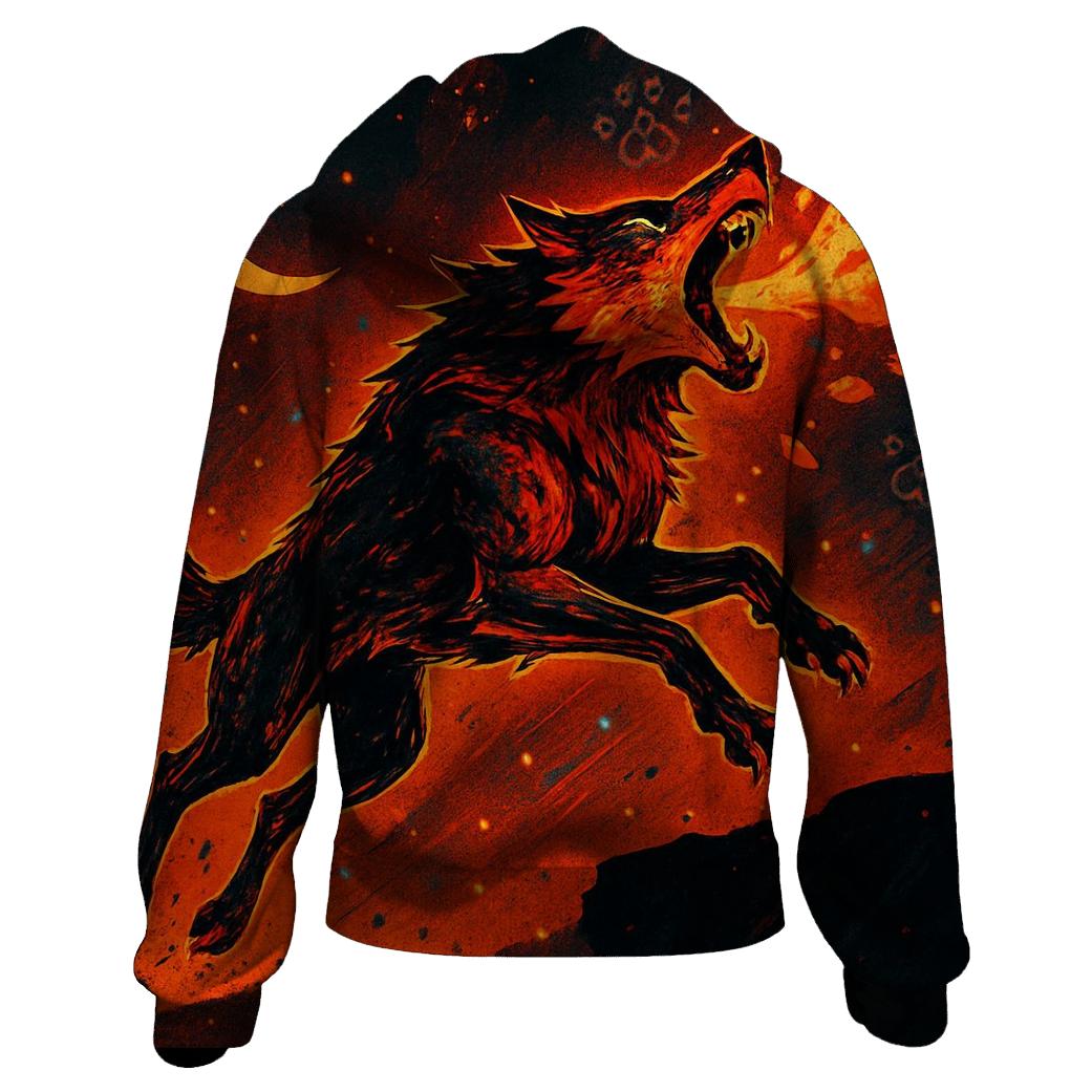 Ember Bloom Howlrunner printed hoodies